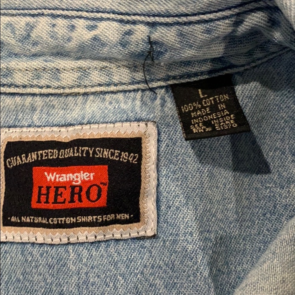 Jean button up - Picture 3 of 3
